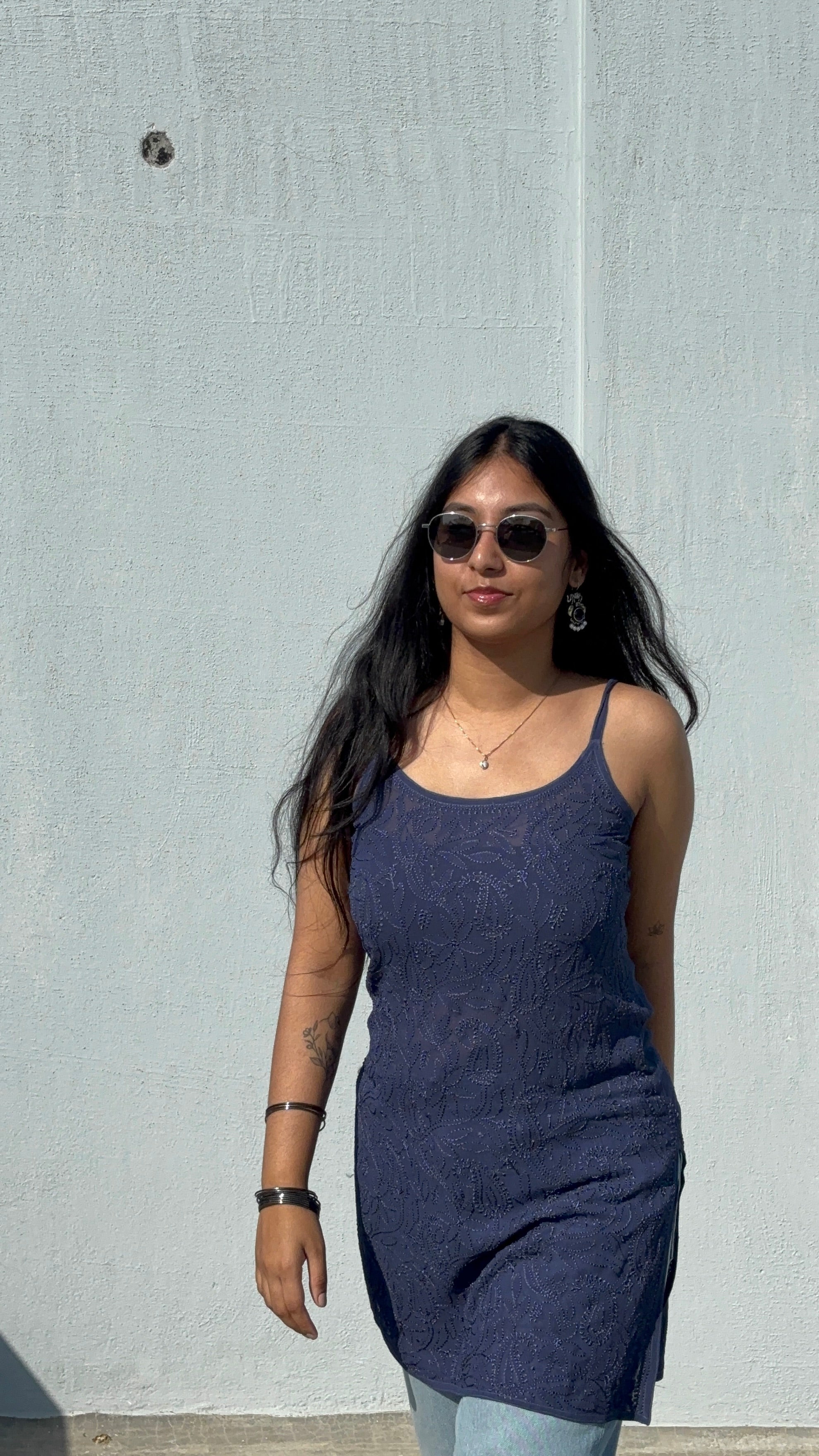 Rayon Spaghetti Kurti Short